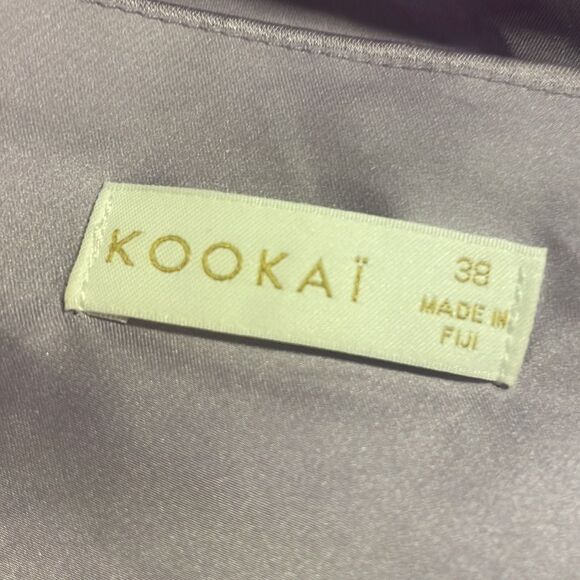 Kookai lavender silky dress - Picture 2 of 3